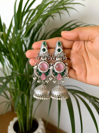 Silver Kashmiri Jhumki