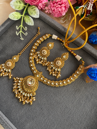 Maharani Pearl Kundan Necklace