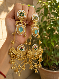 Noor-e-Mastani Kashmiri Earrings