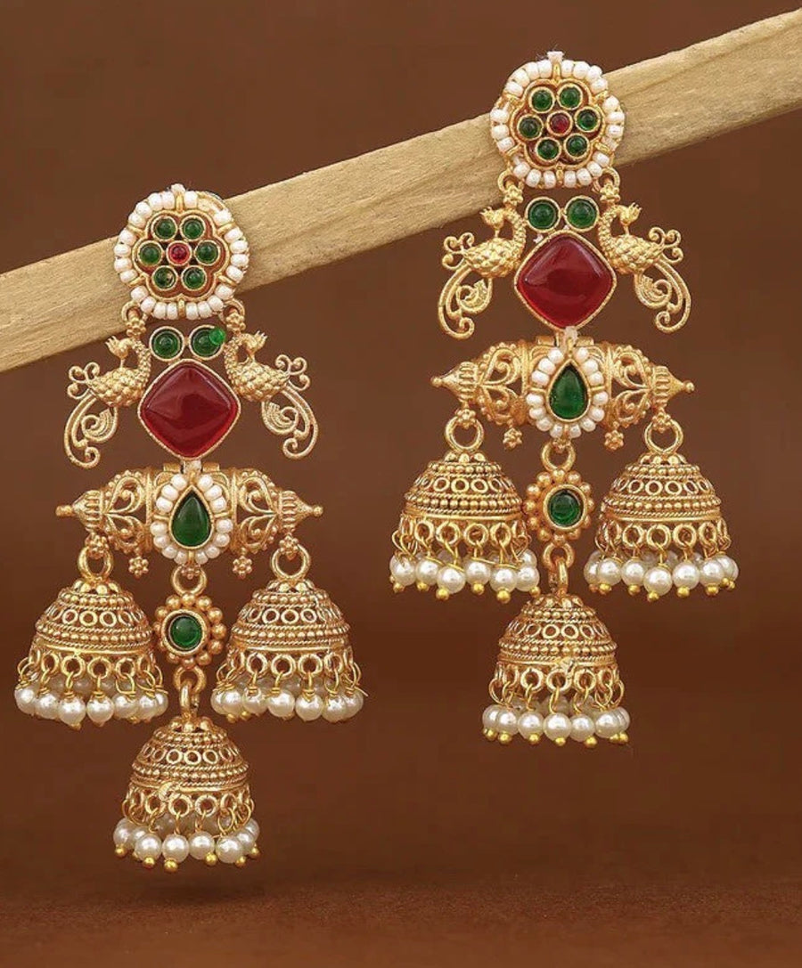 Ishita Gold Earrings