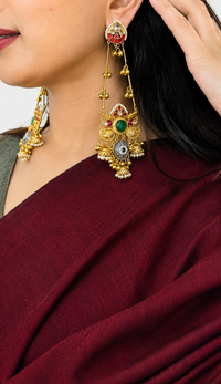 Nazakat Kashmiri Earrings