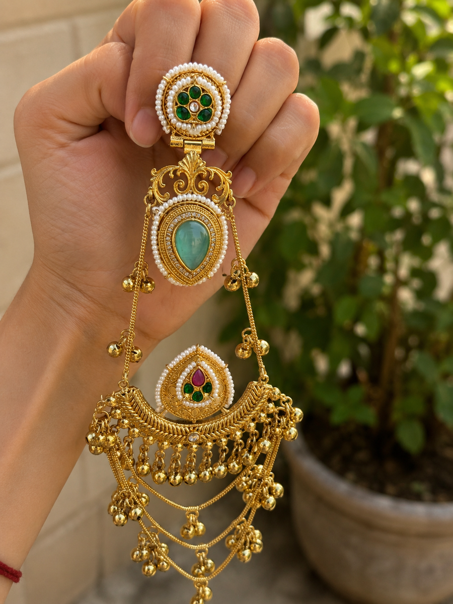 Noor-e-Mastani Kashmiri Earrings