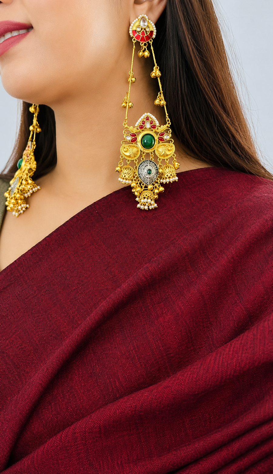 Nazakat Kashmiri Earrings