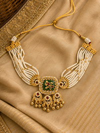 Maharani Pearl Choker Set