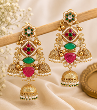 Peacock Jhumkis