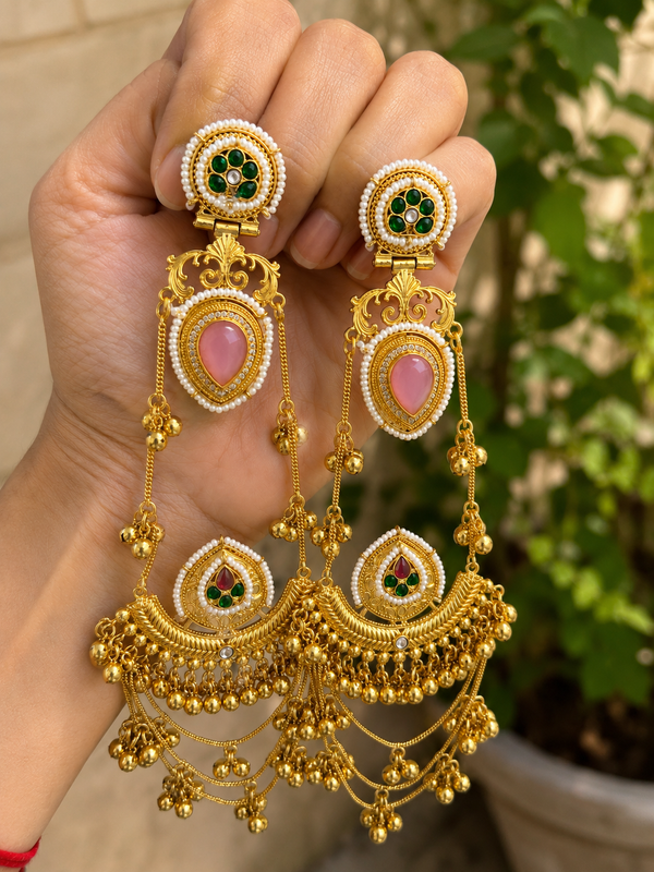 Noor-e-Mastani Kashmiri Earrings