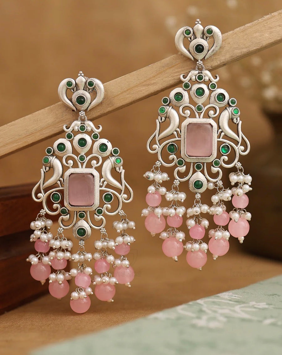 Gulnaar Pink Earrings