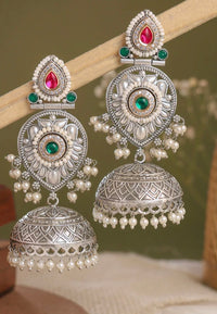 Gulnaar Polki Jhumka
