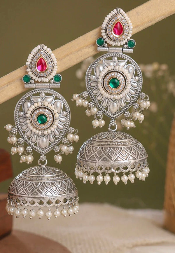 Gulnaar Polki Jhumka