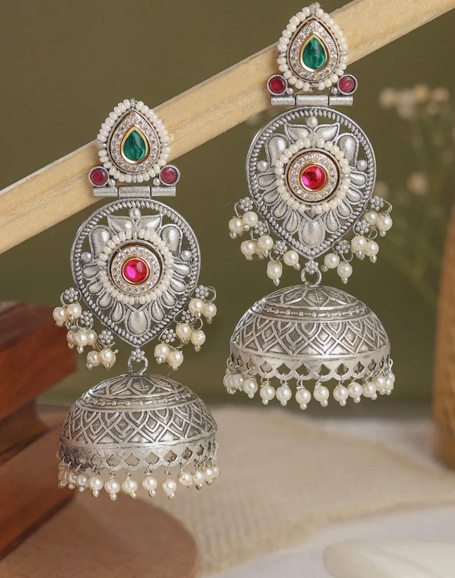 Gulnaar Polki Jhumka
