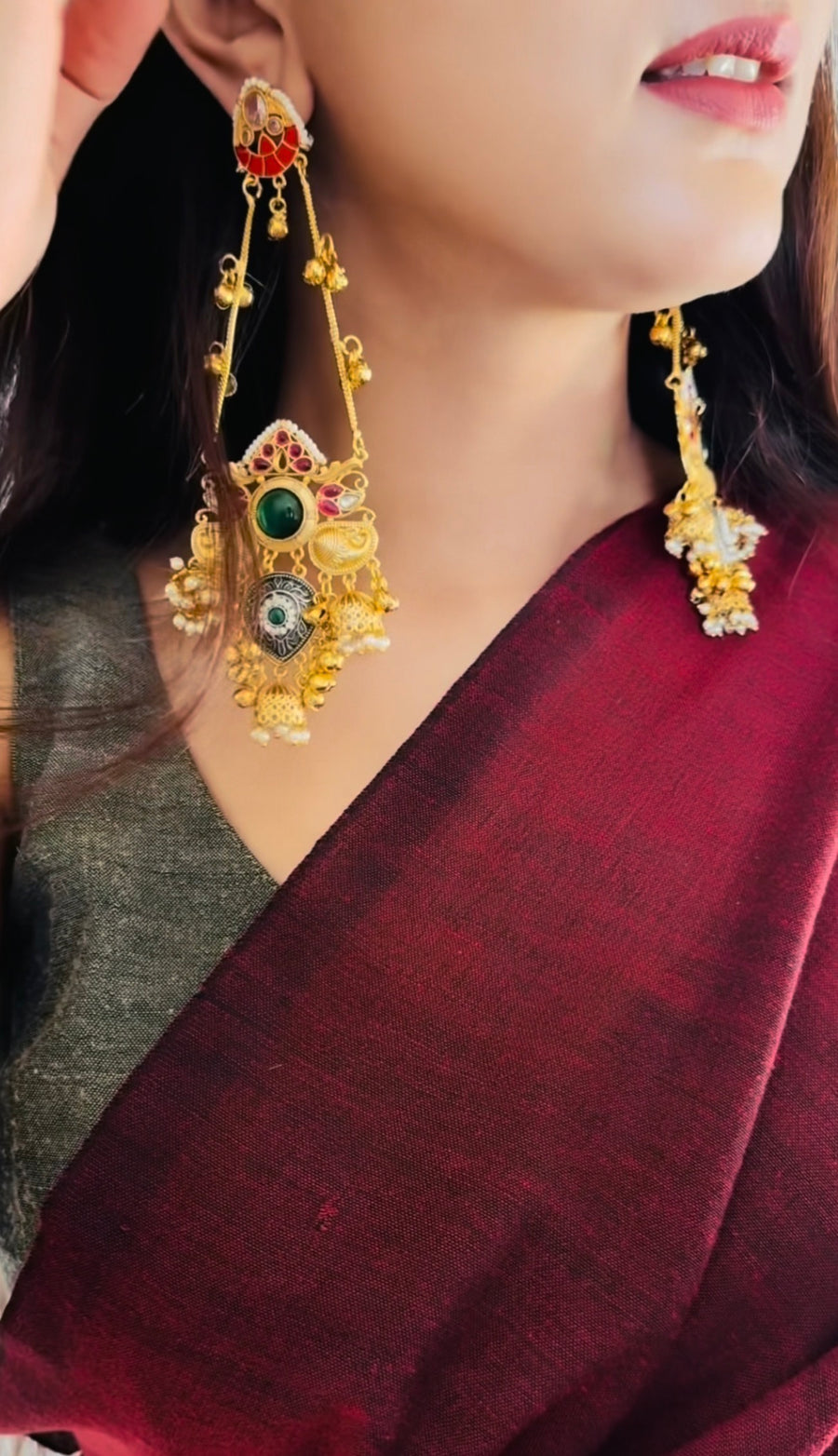 Nazakat Kashmiri Earrings
