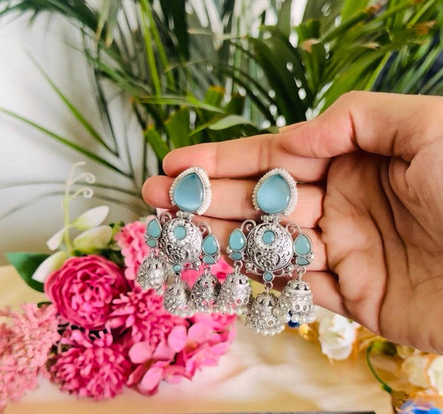 Zariya Silver Earrings